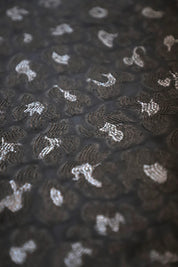 Metallic Small Flower Boubou Caftan