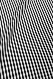 Silk Crepe de Chine Stripe Boubou Caftan
