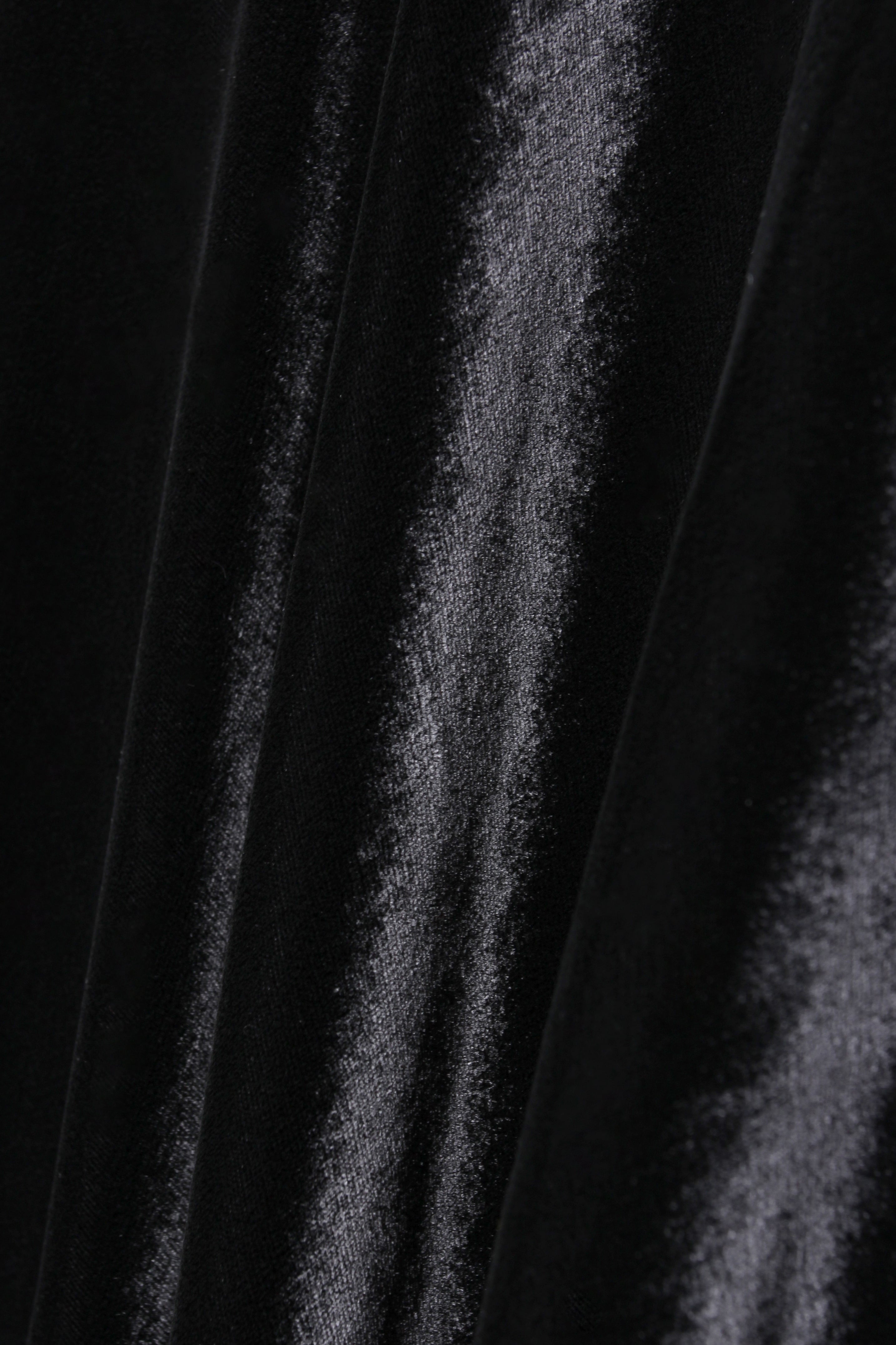 High Collar Velour Boubou Caftan