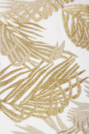 Metallic Palm Boubou Caftan