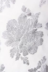 Metallic Flower Babani Cover Up