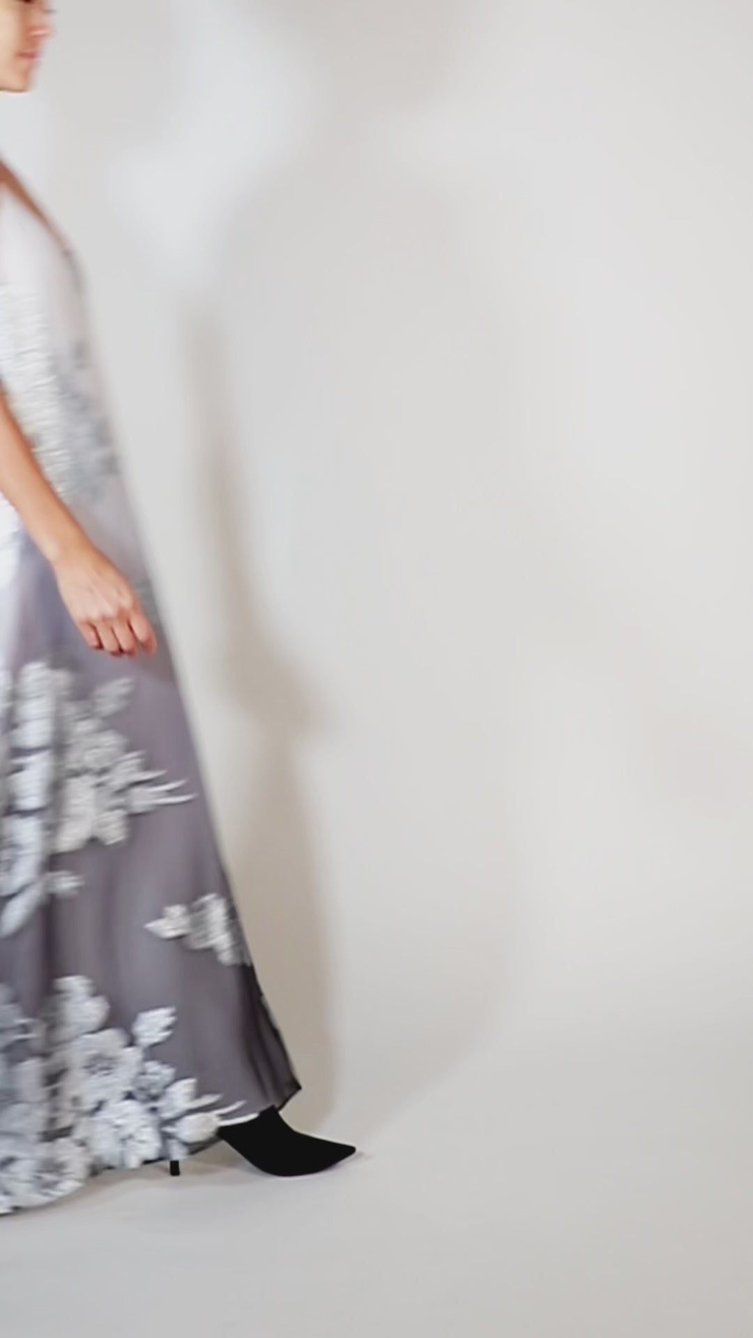 Ombre Roses Racer Back Dress