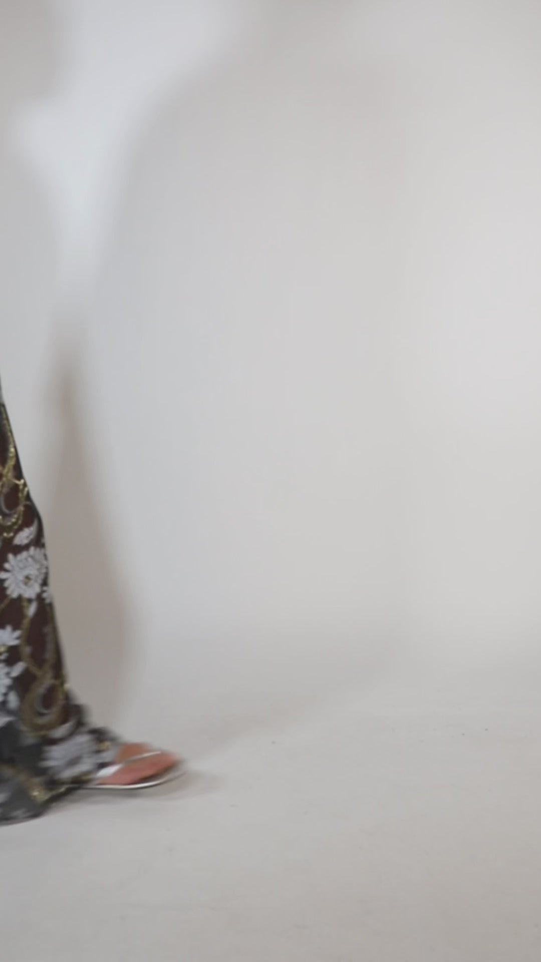Silk Chiffon Oversized Boubou Caftan
