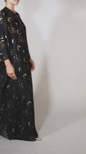 Silk Chiffon Oversized Boubou Caftan