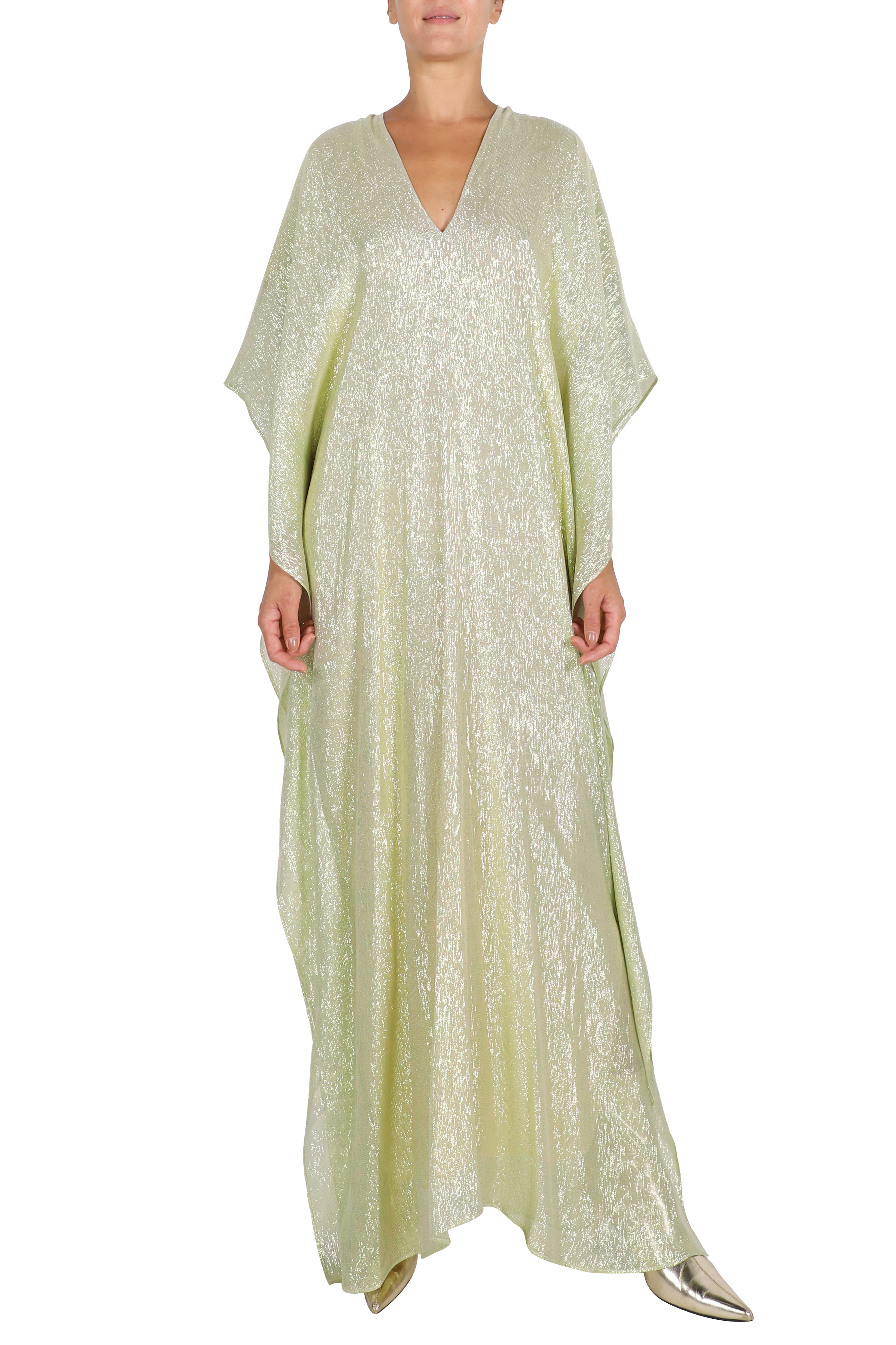 Metallic Lamé Boubou Caftan