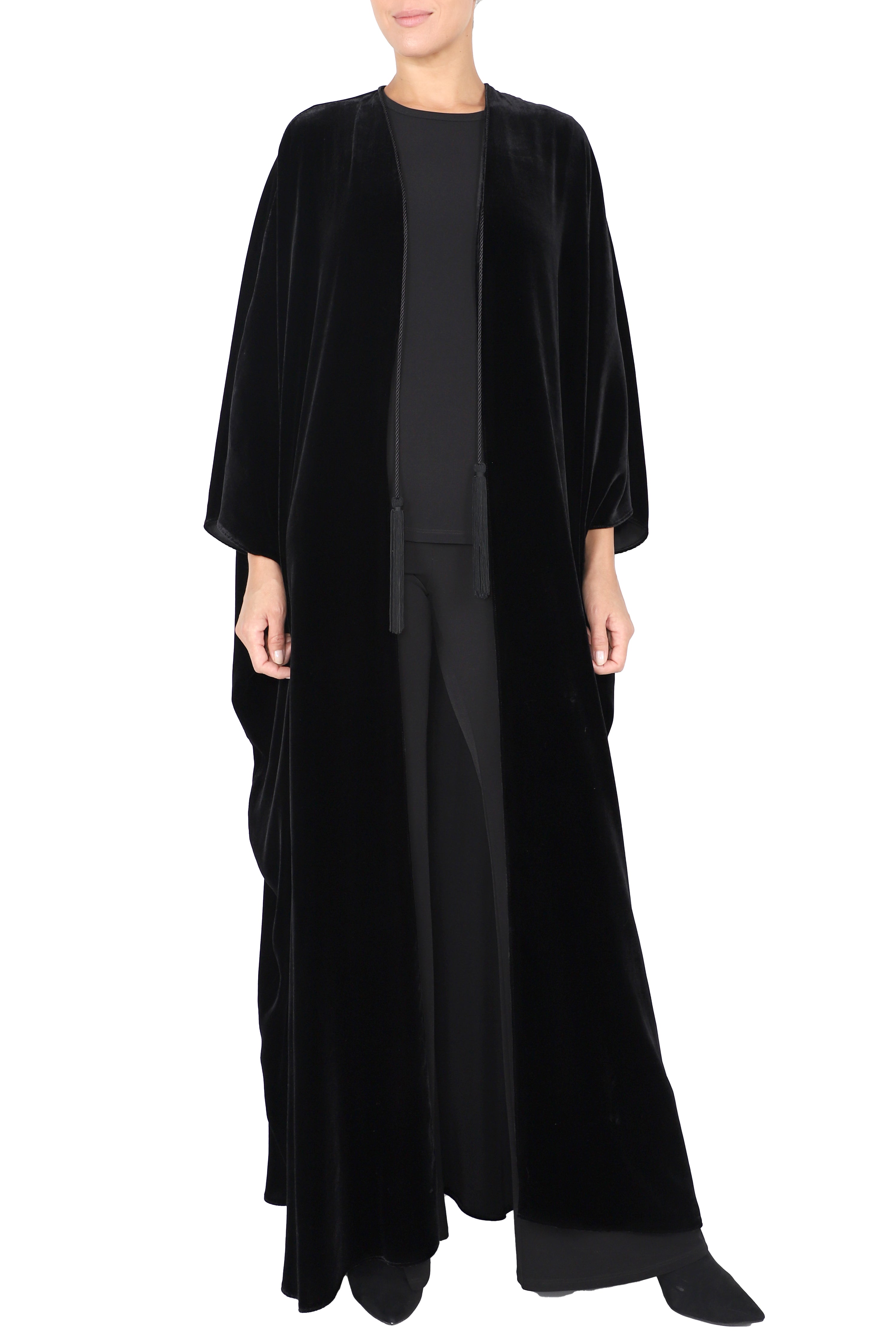 Silk Velour Cape Cover Up – Marie France Van Damme