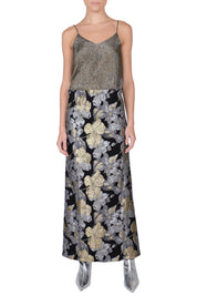 Metallic Bouquet Skirt