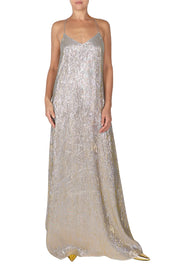 Metallic Racer Back Dress