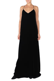 Racer Back Velour Dress