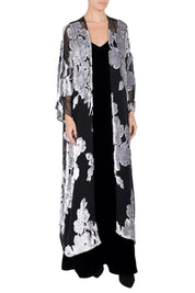 Rose Dévore Velour Cover Up