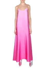 Silk Satin Ombre Cami Dress