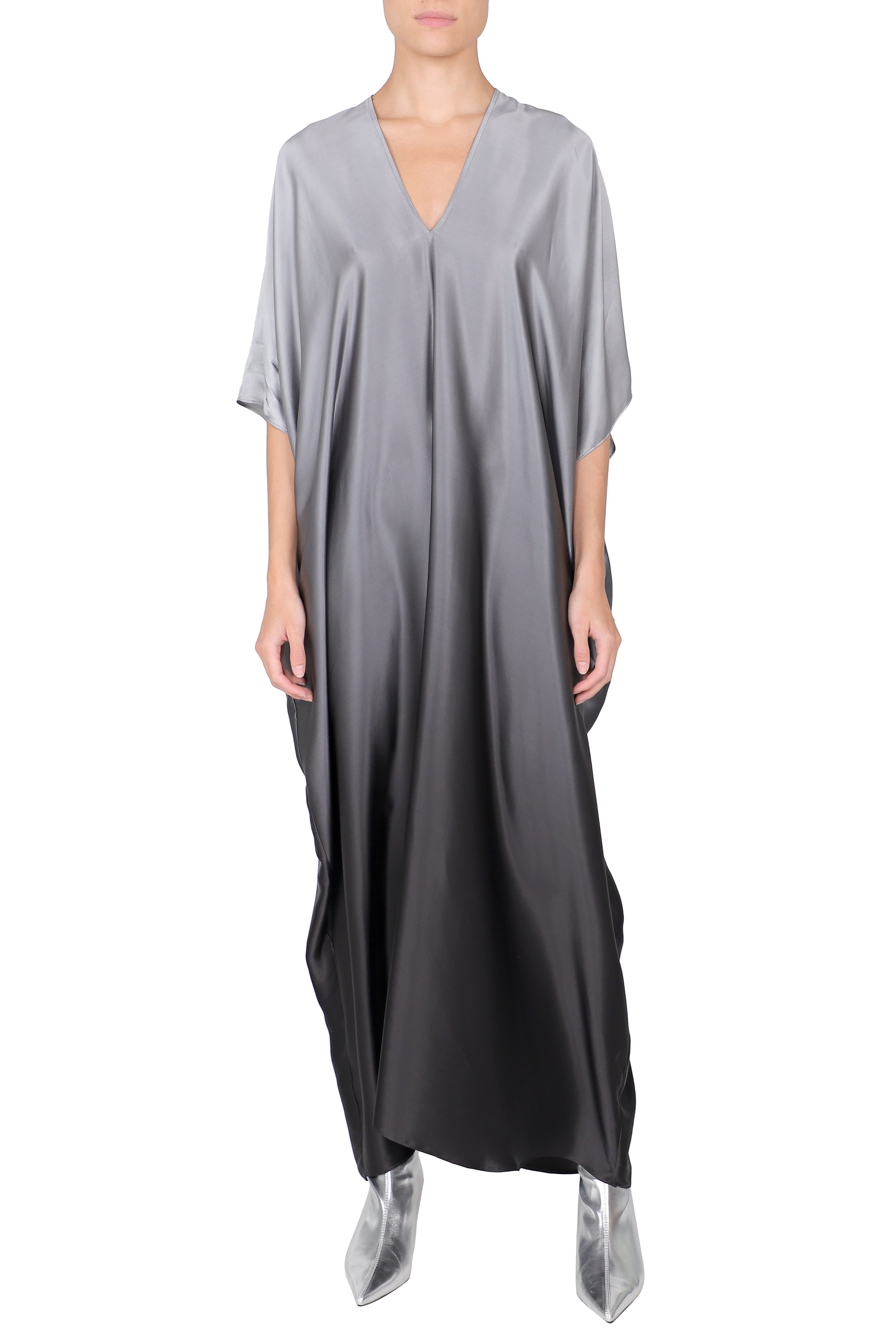 Silk Satin Ombre Boubou Caftan