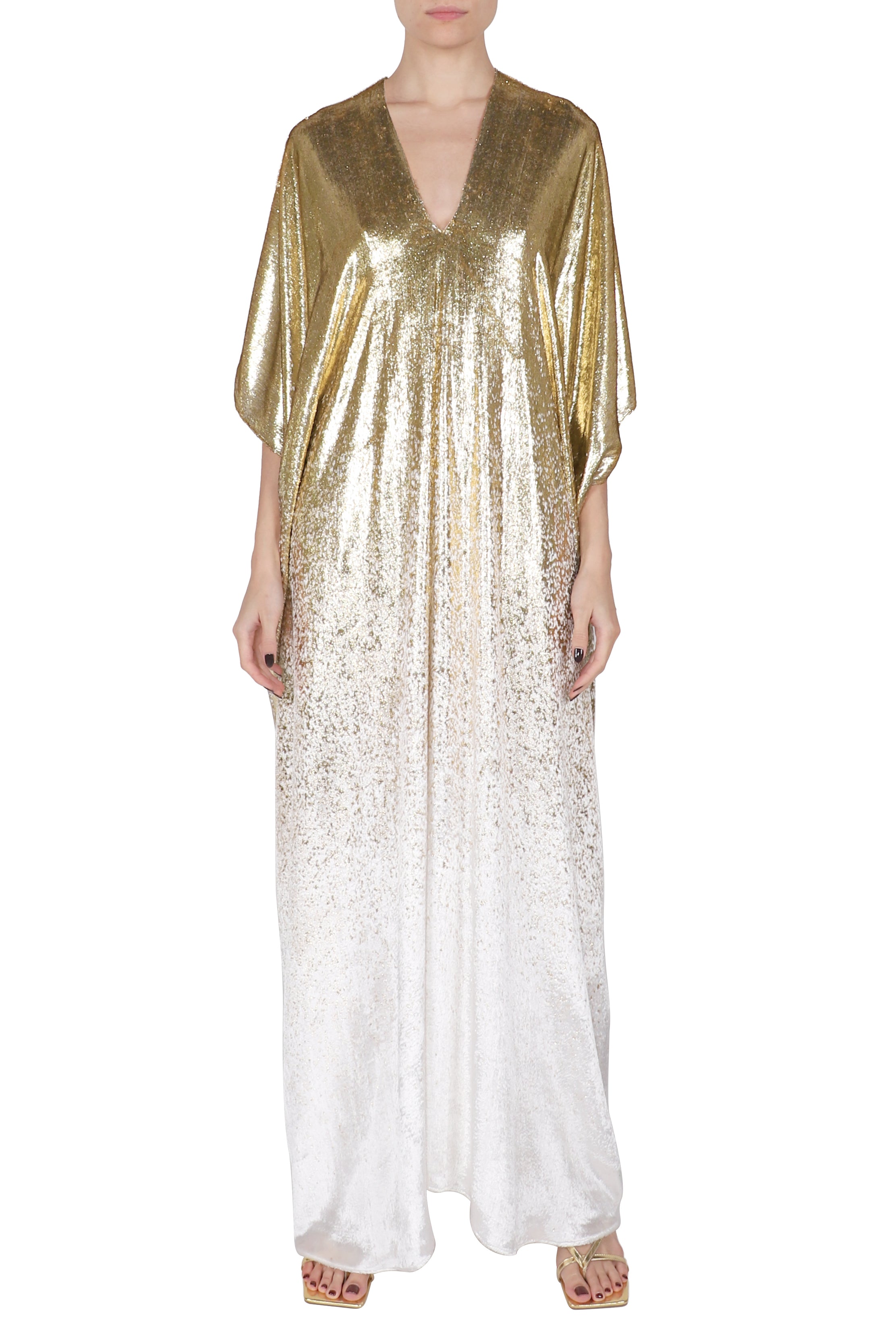 Metallic Ombre Boubou Caftan