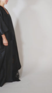 Metallic Cover up with Tassels