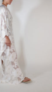 Silk Chiffon Oversized Boubou Caftan