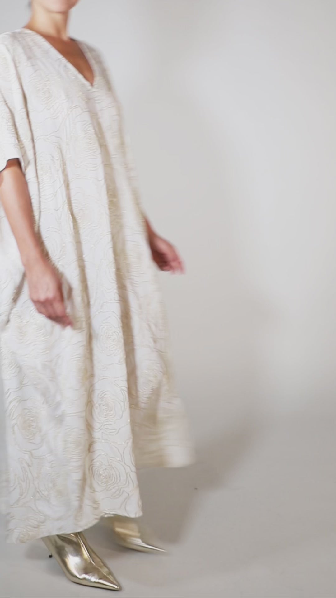 Embroidered Soft Wool Boubou Caftan