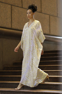 Tiger Lurex Lined Boubou Caftan