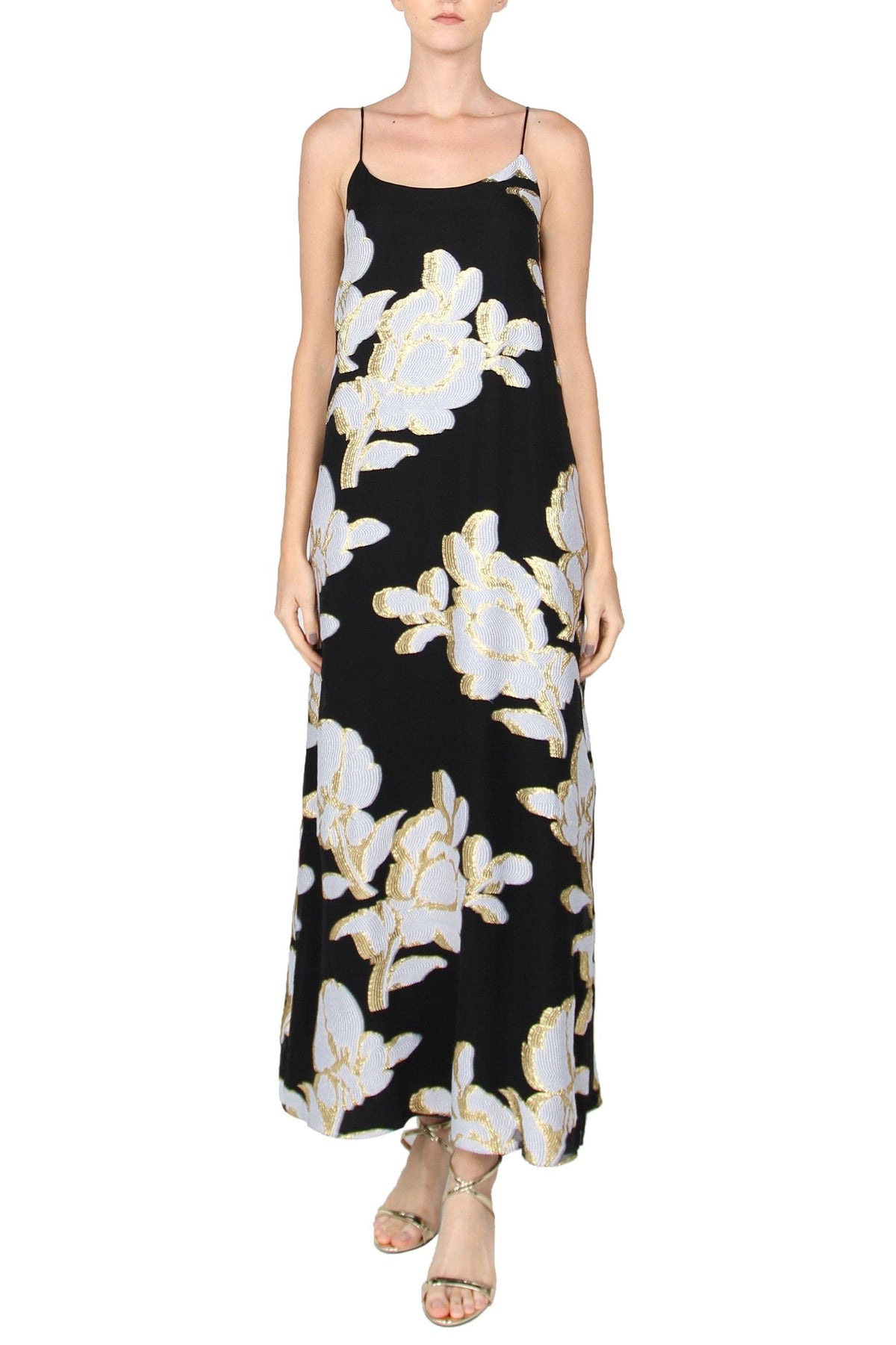 3D Rose Sun Dress Marie France Van Damme 