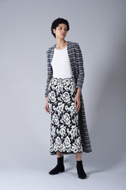 Floral Embroidered Lace Skirt