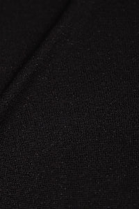 Metallic Fine Knit V Neck Sweater