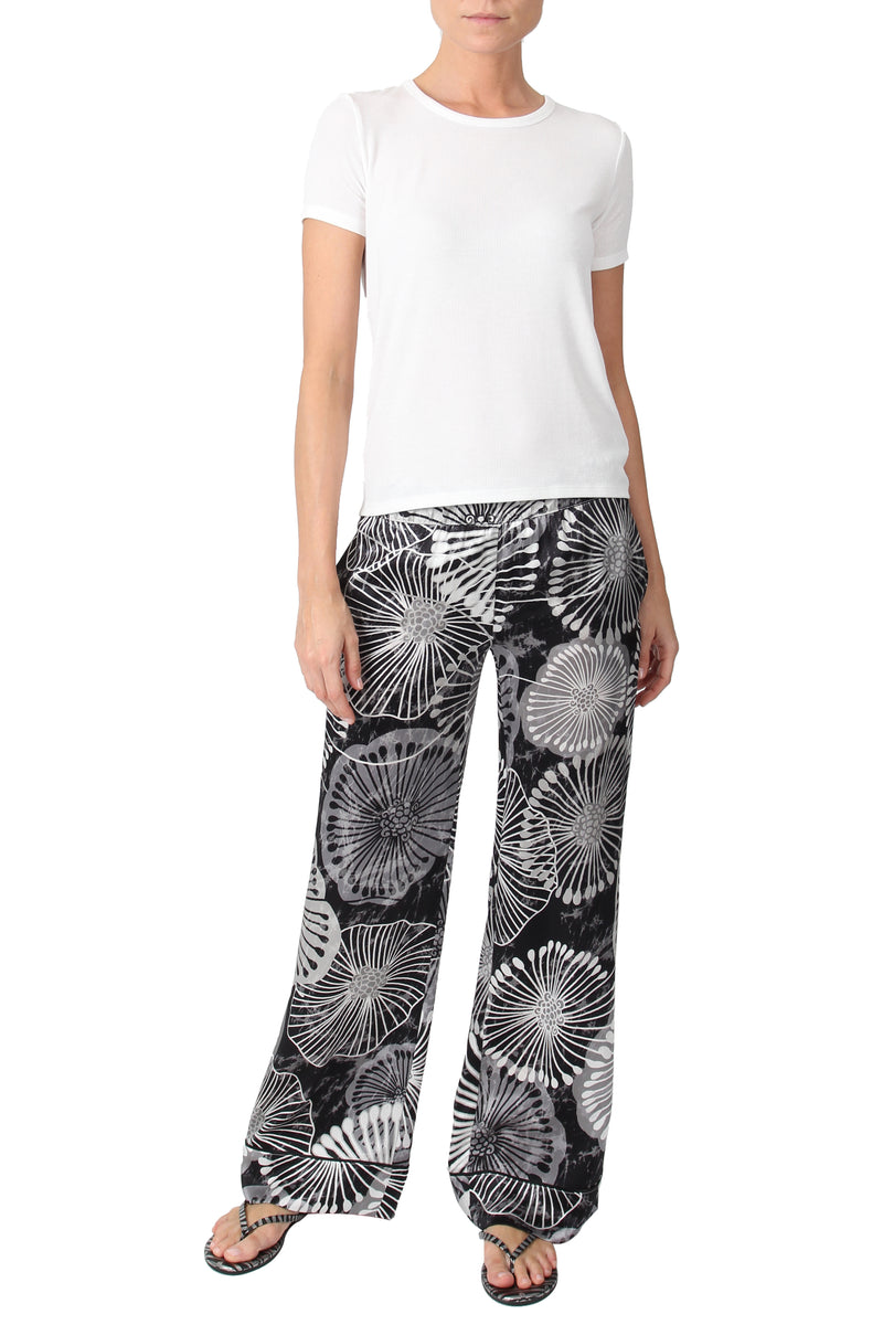Silk Printed Pants