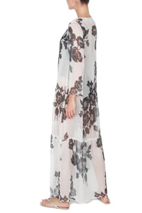 Ruffle Long Sleeve Dress