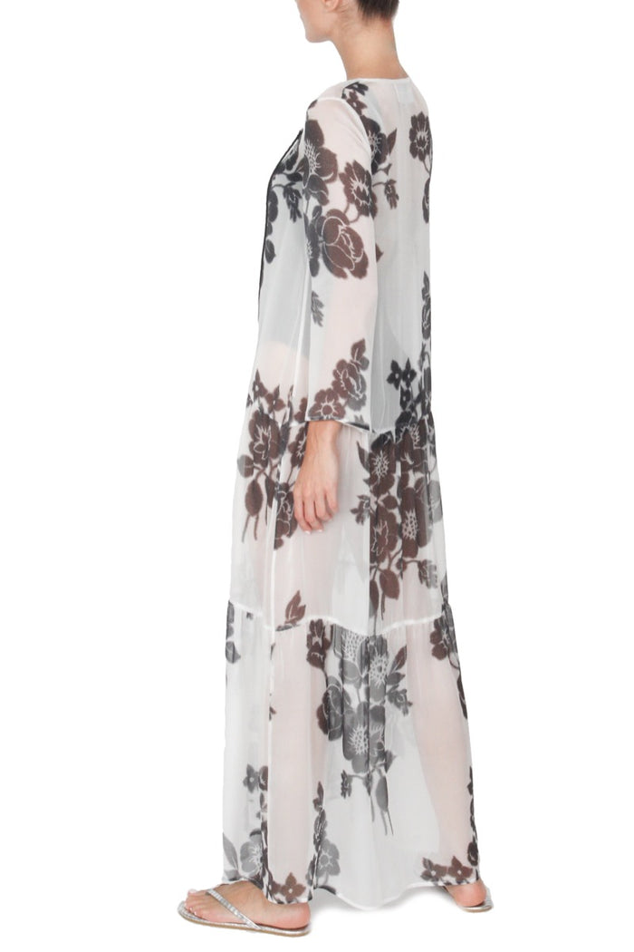 Ruffle Long Sleeve Dress