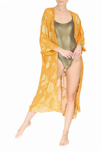 Orange Gold Babani Cover Up