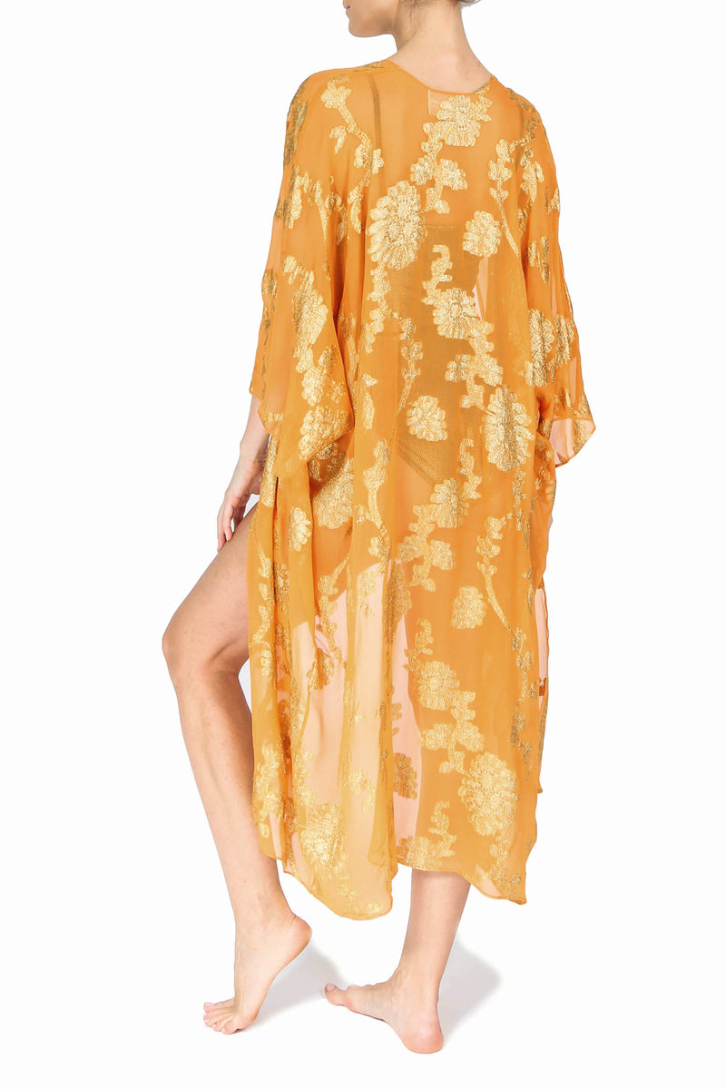Orange Gold Babani Cover Up