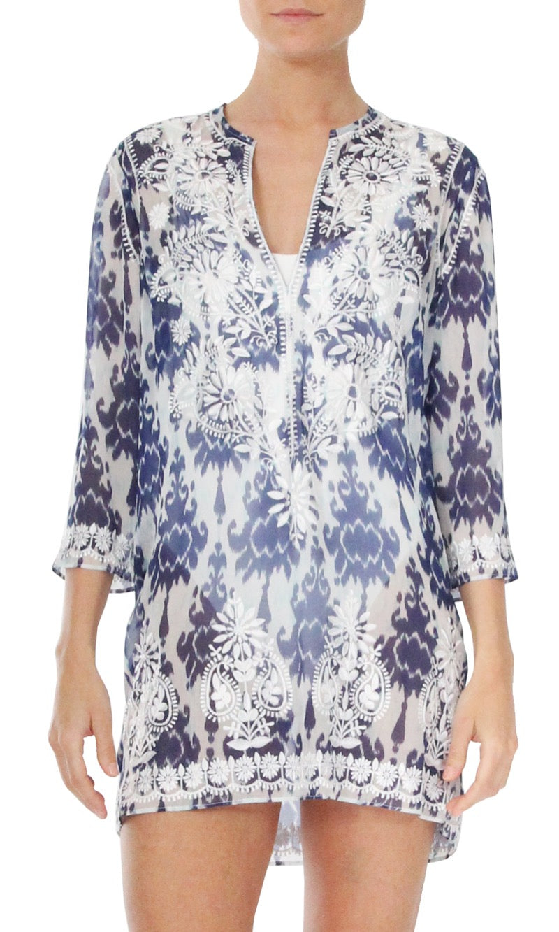 Embroidered Short Tunic