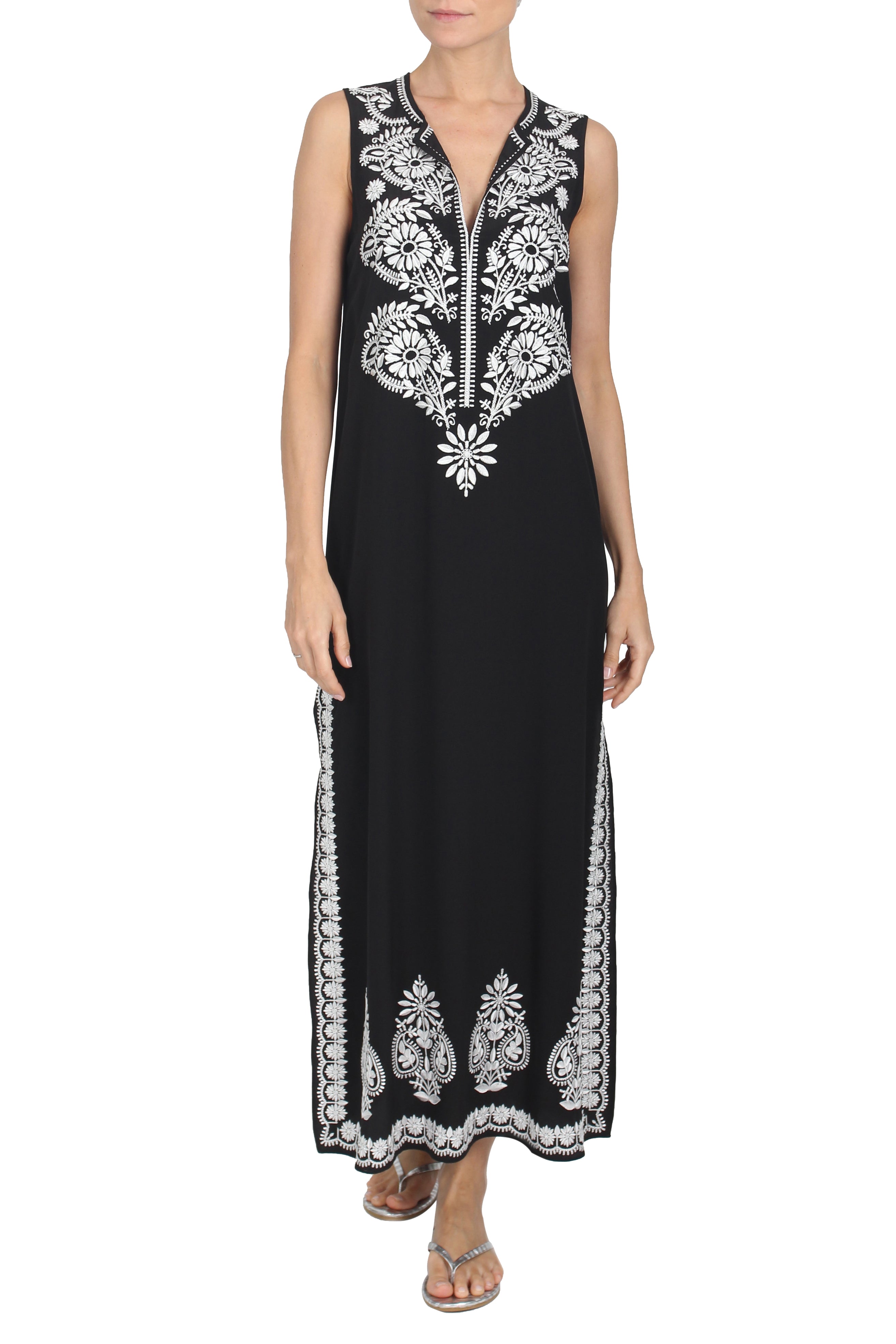 COL09_MF3333-07_BCKWHT_Sleeveless-CDC-Embr-Caftan_CAFTAN_P1.jpg