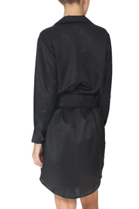 Silk Cotton Shirt Dress