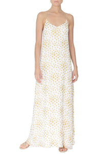 Metallic Star Racer Back Dress