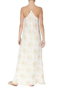 Metallic Star Racer Back Dress