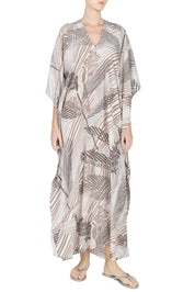 Silk Bamboo Printed Boubou Caftan