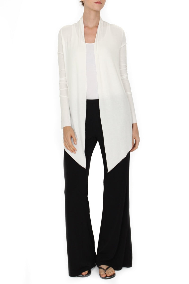 Short Silk Blend Michi Cardigan