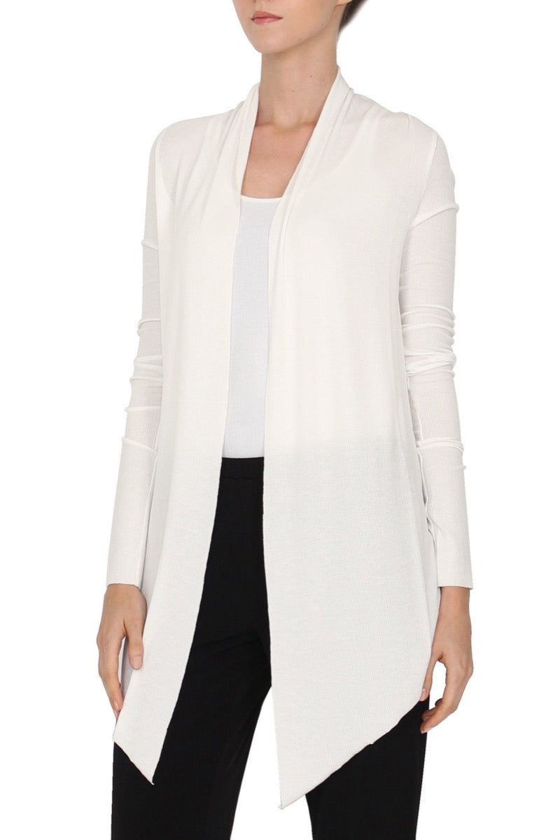 Short Silk Blend Michi Cardigan