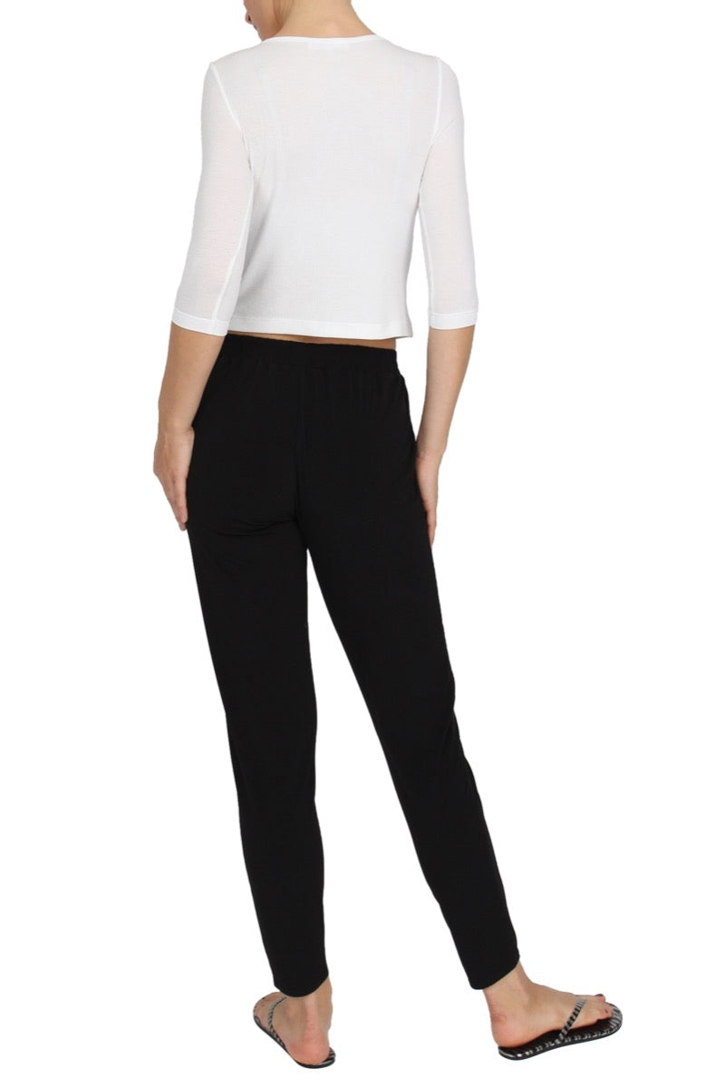 Jersey Cropped Pants