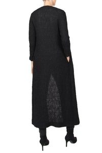 Long Tweed Trench Coat