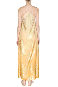 Ombre Palm Racer Back Sun Dress