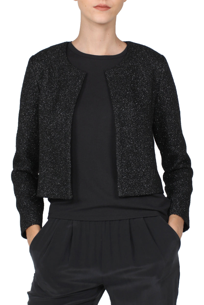 Metallic Boucle Jacket