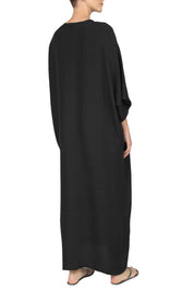 Silk Croco Jacquard T Sleeve Boubou Caftan