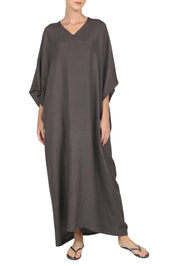 Silk Croco Jacquard T Sleeve Boubou Caftan