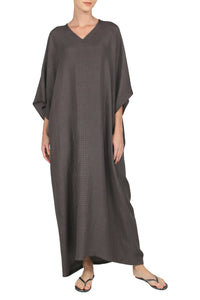 Silk Croco Jacquard T Sleeve Boubou Caftan