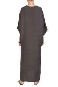 Silk Croco Jacquard T Sleeve Boubou Caftan