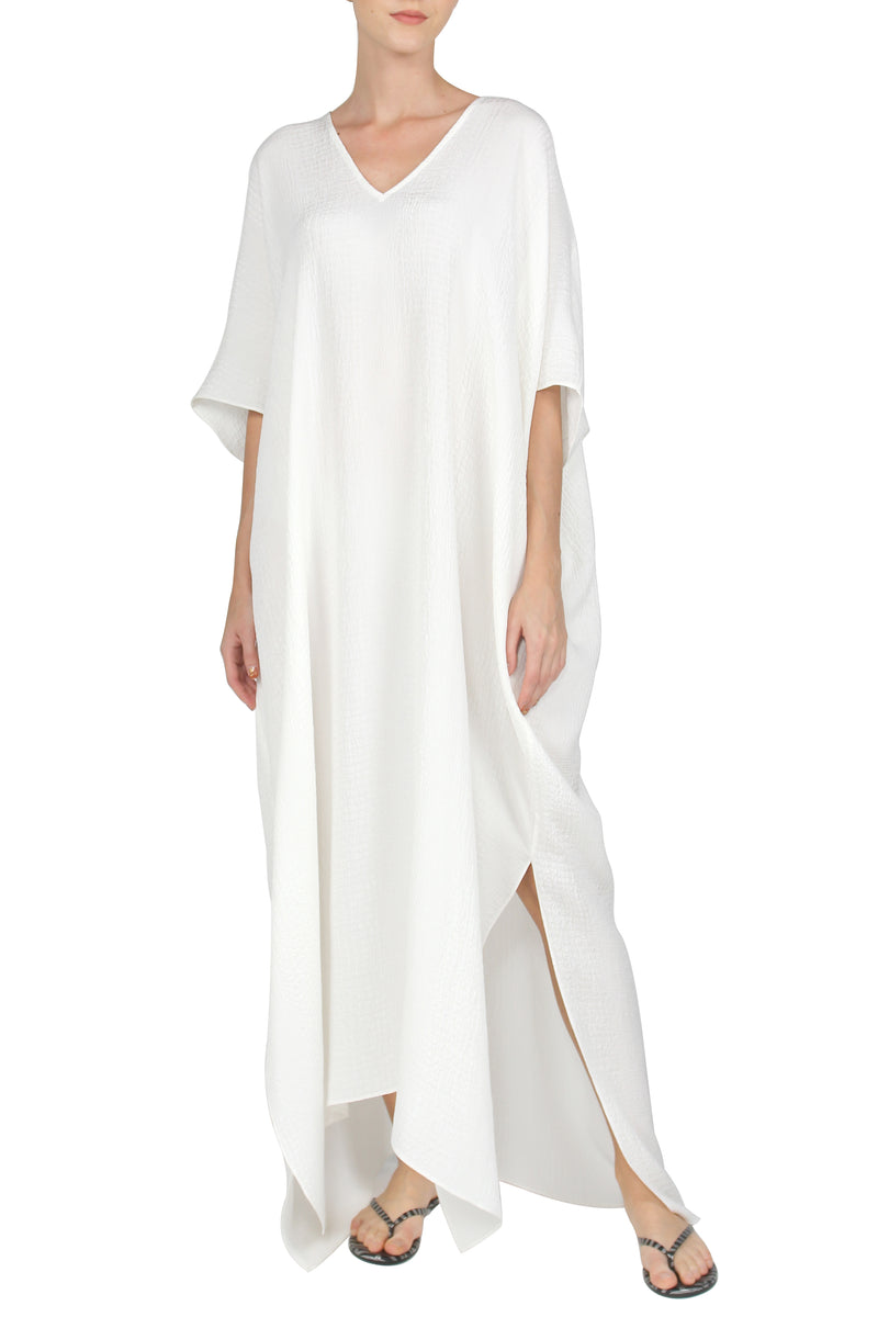 Silk Croco Jacquard Boubou Caftan