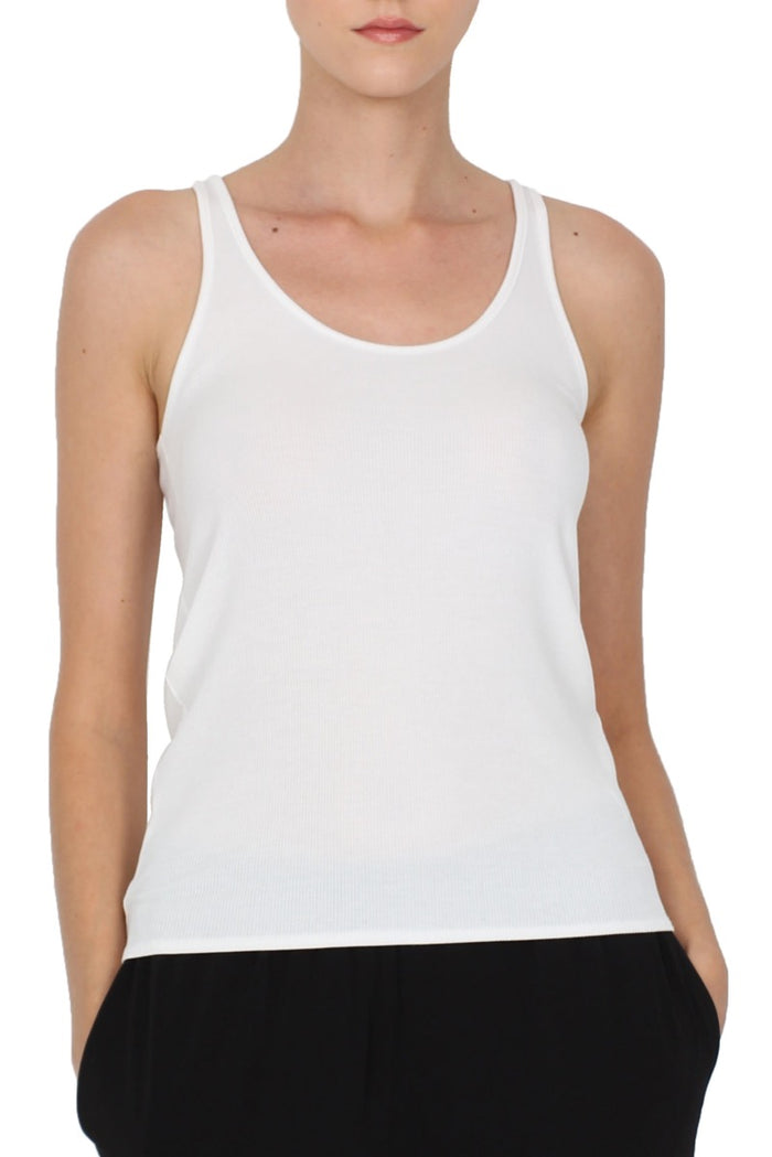 Silk Blend Marcel Tank Top