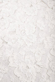 Floral Embroidered Lace Skirt