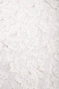 Floral Embroidered Lace Skirt