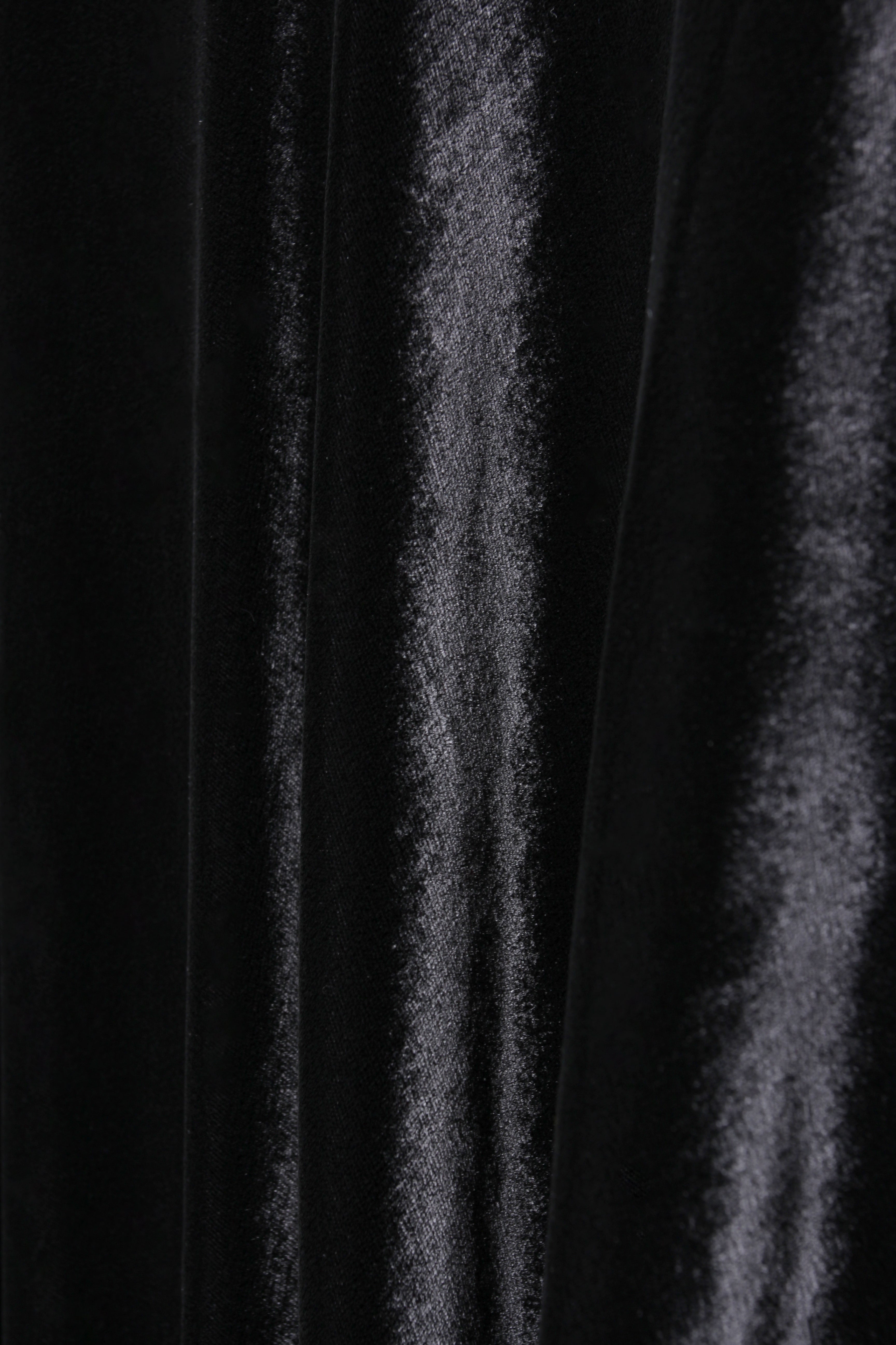 Long Velour Wrap Dress